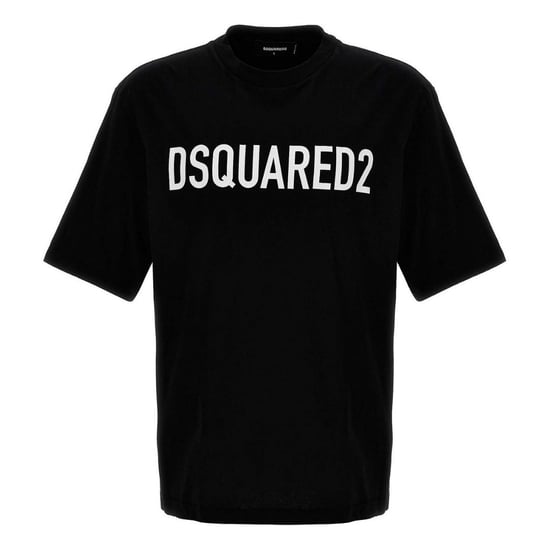 Camiseta Negra Con Logotipo Llamativo De Dsquared2 - Image 1