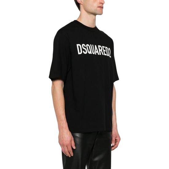 Camiseta Negra Con Logotipo Llamativo De Dsquared2 - Image 3