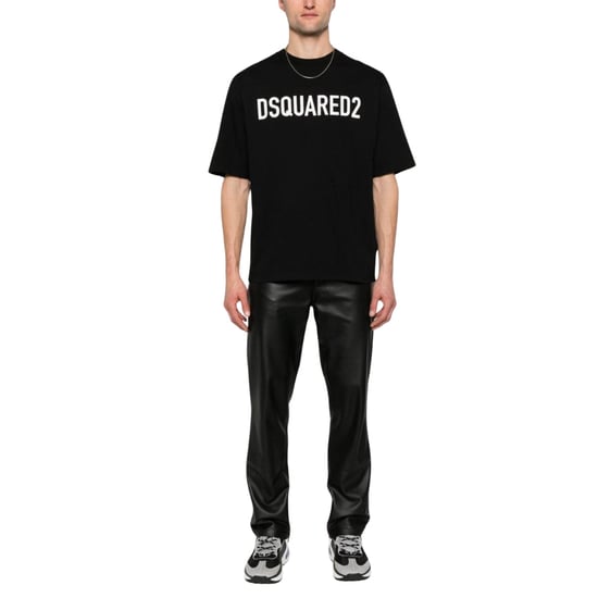 Camiseta Negra Con Logotipo Llamativo De Dsquared2 - Image 6