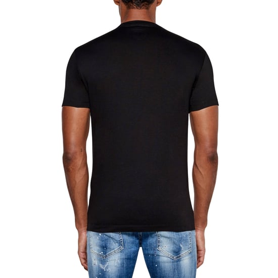 Camiseta Negra Con El Logotipo Rojo Sangriento De Dsquared2 - Image 3