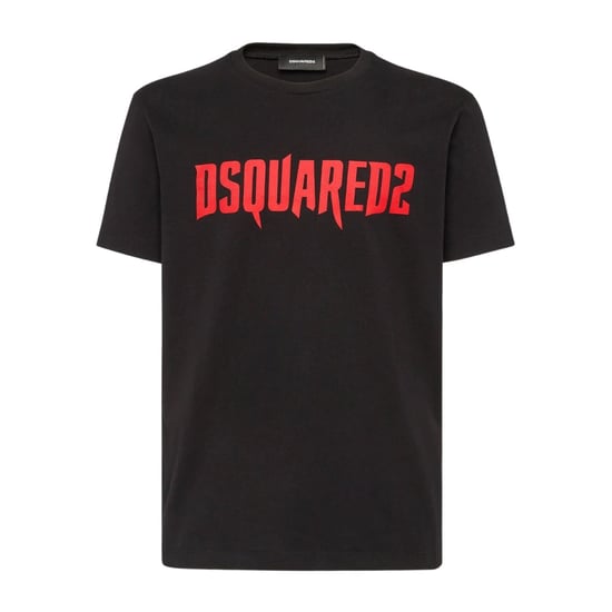 Camiseta Negra Con El Logotipo De Terror De Dsquared2 - Image 1