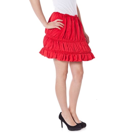 Mini Falda Roja con Volantes - Image 3