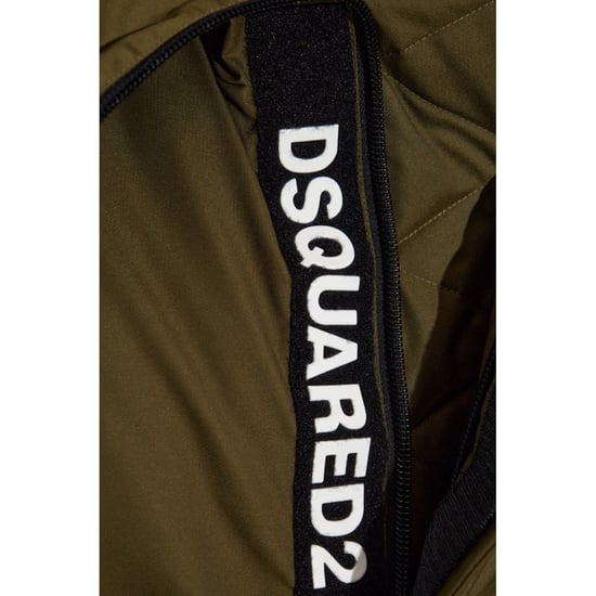 Chaqueta Bomber Con Capucha Verde Militar Techno Down De Dsquared2 - Image 5