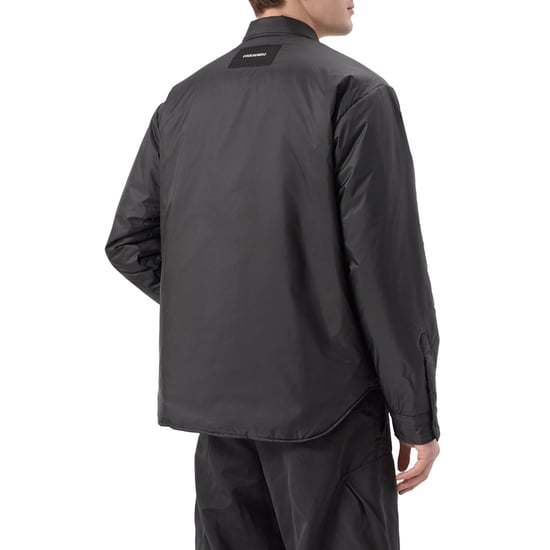 Chaqueta Negra Con Camisa Acolchada Ligera De Dsquared2 - Image 3