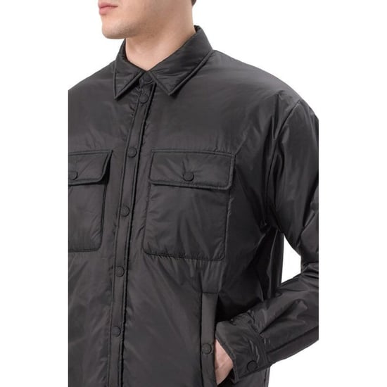 Chaqueta Negra Con Camisa Acolchada Ligera De Dsquared2 - Image 4