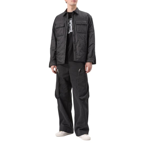 Chaqueta Negra Con Camisa Acolchada Ligera De Dsquared2 - Image 5