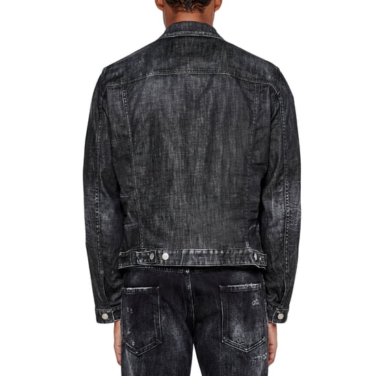 Chaqueta Vaquera Negra De Lavado Fácil Dsquared2 - Image 5