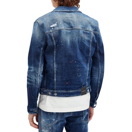 Dsquared2 Dan Chaqueta Vaquera Azul Marino - Image 3