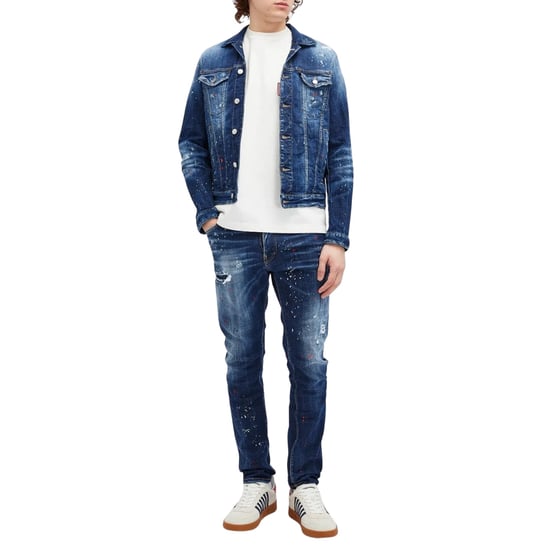 Dsquared2 Dan Chaqueta Vaquera Azul Marino - Image 5