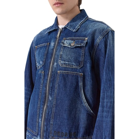 Chaqueta Vaquera Carpintero Dark Semplice De Dsquared2 En Azul Marino - Image 4