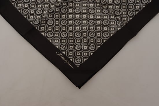 Pañuelo de bolsillo con corona geométrica - Image 3