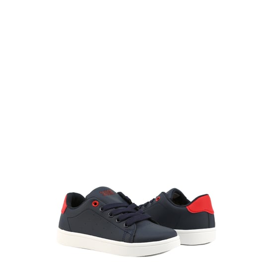 Zapatillas bajas de cordones para niño en azul marino - Image 2