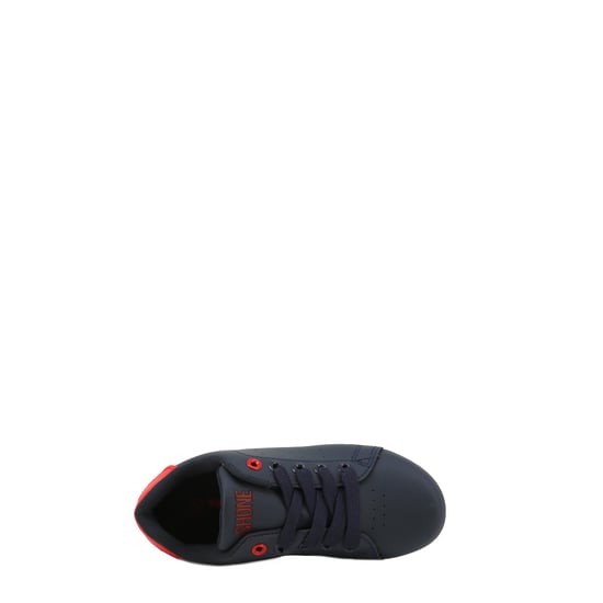 Zapatillas bajas de cordones para niño en azul marino - Image 3