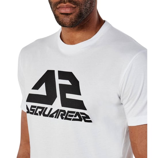 Camiseta Blanca De Corte Moderno Con Logotipo Llamativo De Dsquared2 - Image 4
