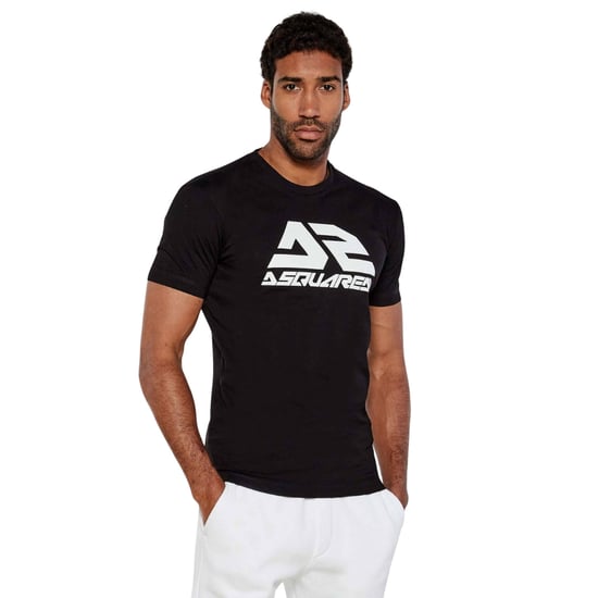 Camiseta Negra De Corte Moderno Con Logotipo Llamativo De Dsquared2 - Image 2