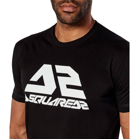 Camiseta Negra De Corte Moderno Con Logotipo Llamativo De Dsquared2 - Image 4