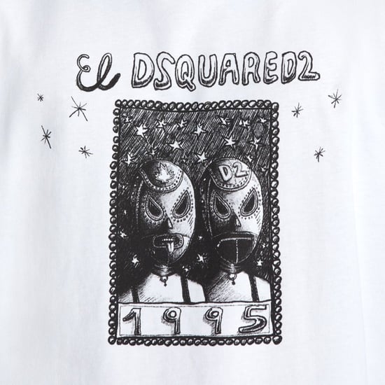 Camiseta Blanca Con Diseño De Dibujos Animados De Dsquared2 El Dsquared2 - Image 2