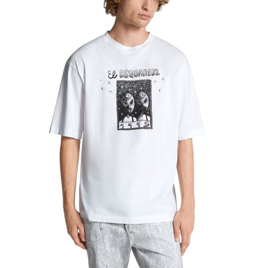 Camiseta Blanca Con Diseño De Dibujos Animados De Dsquared2 El Dsquared2 - Image 3