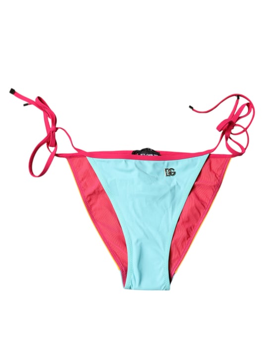 Bañador de bikini a rayas de colores - Image 2