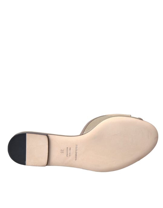 Sandalias de cuero con embellishments de lazo - Image 5