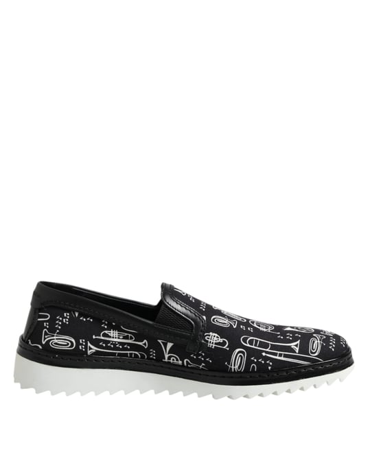 Mocasines Slipon de Lona Impresa - Image 1