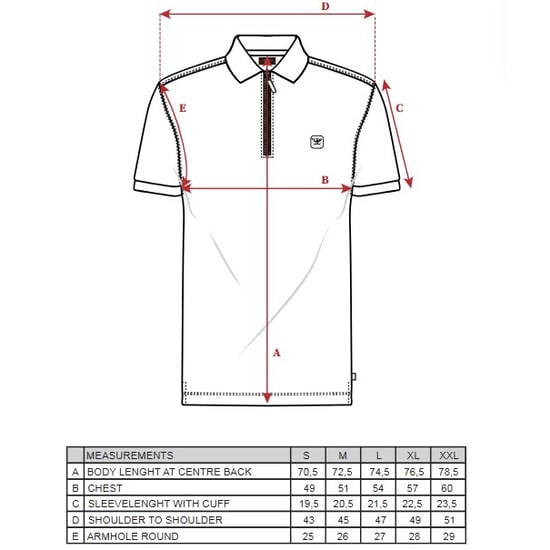 Cappuccino Italia Polo Zip Polo Torino Azul - Image 3