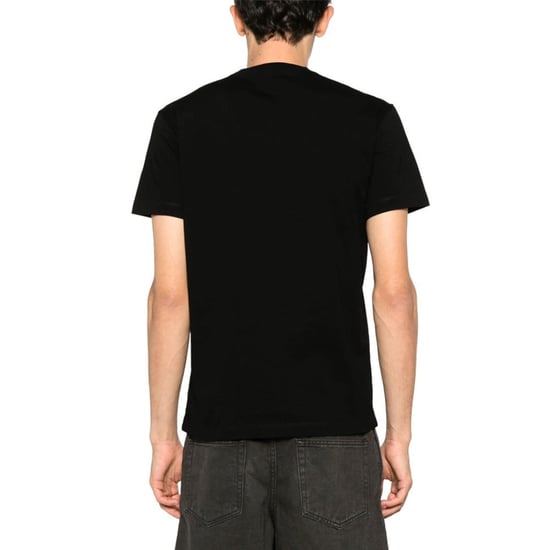 Camiseta Negra De Corte Cool Con Logotipo Macho De Dsquared2 - Image 3