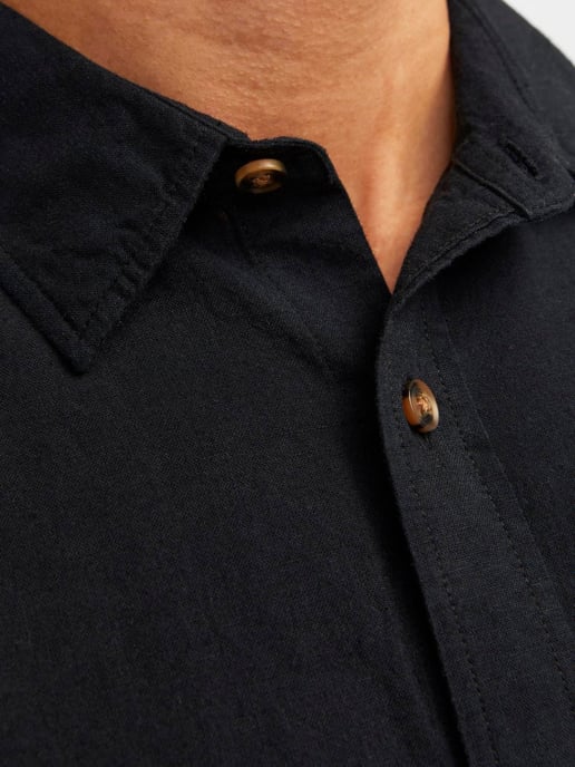 Jack & Jones Linnen Shirt  Negro - Image 4