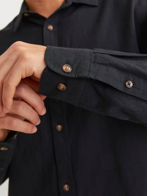 Jack & Jones Linnen Shirt  Negro - Image 5