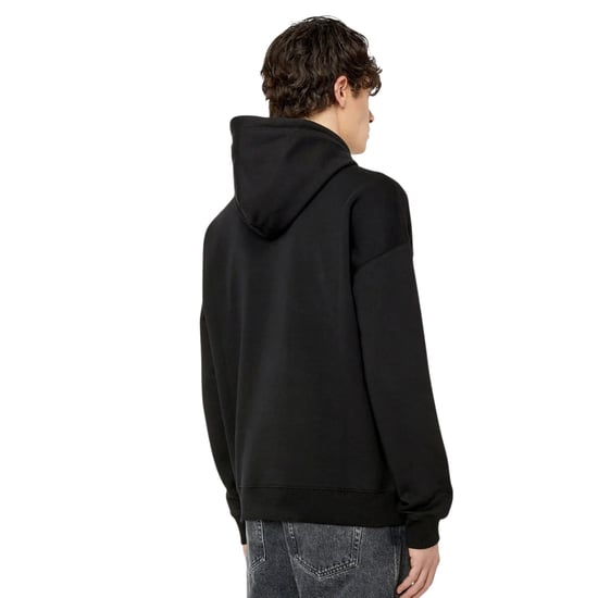 Sudadera Negra Con Logo Pequeño De Diesel - Image 2