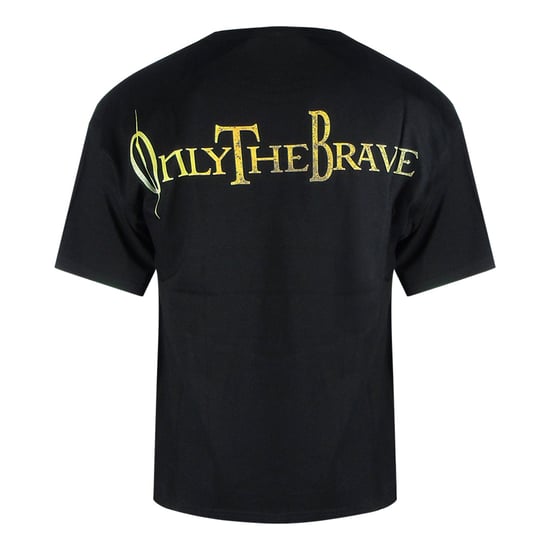Camiseta Negra Con El Logotipo Dorado De Diesel - Image 2