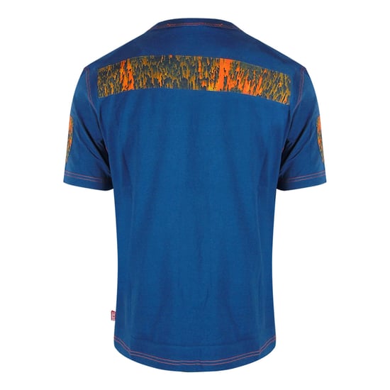 Camiseta Azul Con Logos De Diesel Block - Image 2
