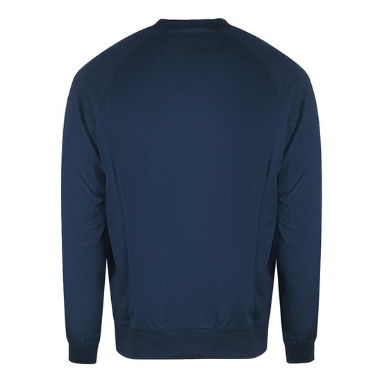 Sudadera Azul Total Eclipse Con Logotipo Desgastado De Diesel - Image 2