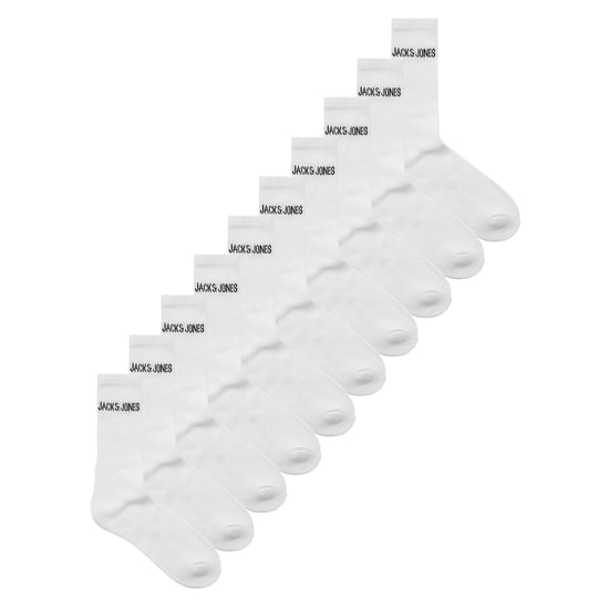 Jack & Jones Jacregen 10-Pack Sokken Blanco - Image 1