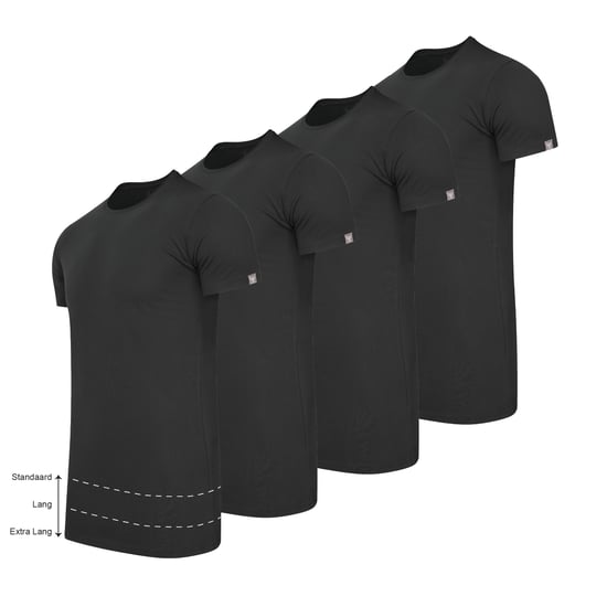 Cappuccino Italia 4-Pack T-shirts Negro - Image 2