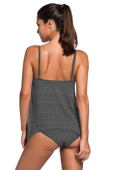 Conjunto de bañador Tankini de encaje - Image 5