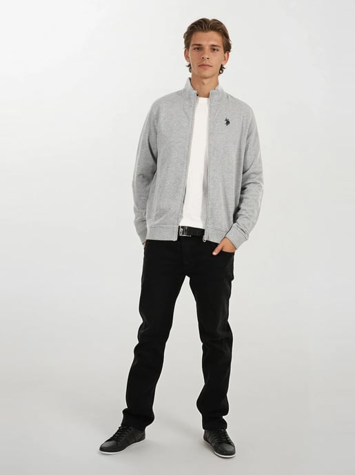 Chaqueta sudadera para hombre U.S. POLO ASSN. USKiian de algodón con cremallera - Image 4