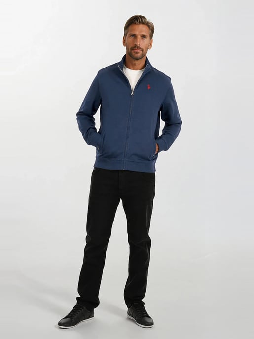 Chaqueta sudadera para hombre U.S. POLO ASSN. USKiian de algodón con cremallera - Image 4