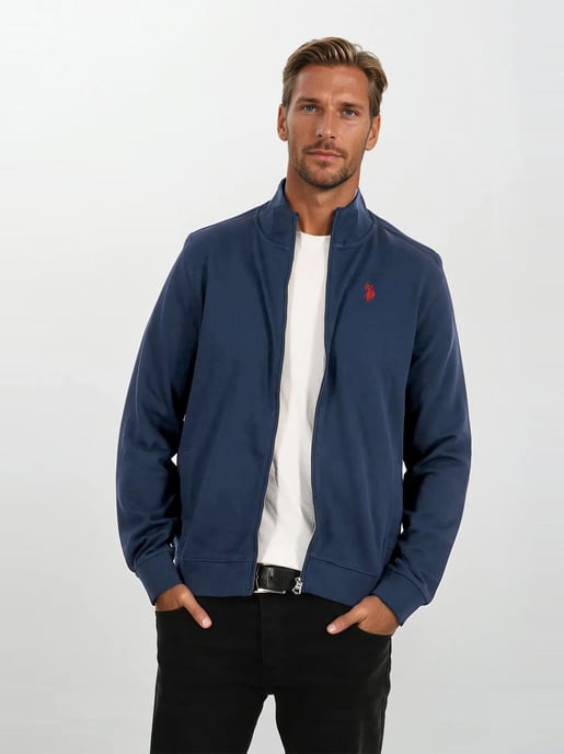 Chaqueta sudadera para hombre U.S. POLO ASSN. USKiian de algodón con cremallera - Image 5