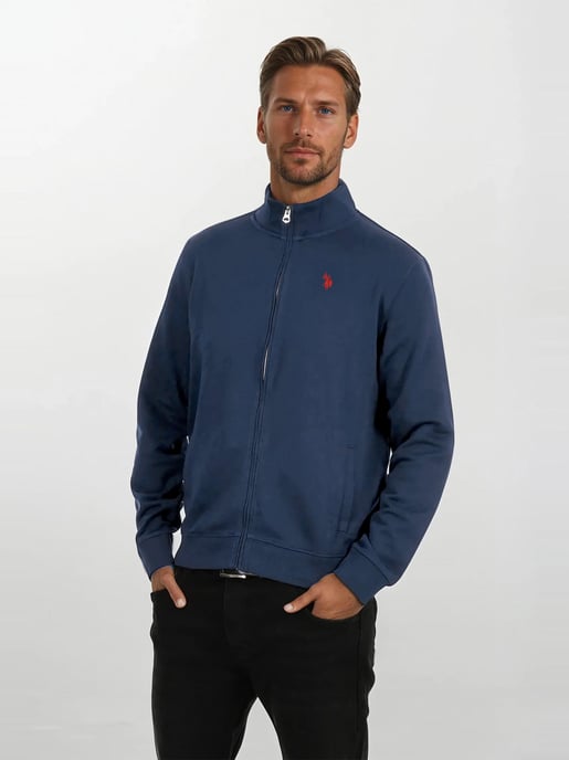 Chaqueta sudadera para hombre U.S. POLO ASSN. USKiian de algodón con cremallera - Image 6