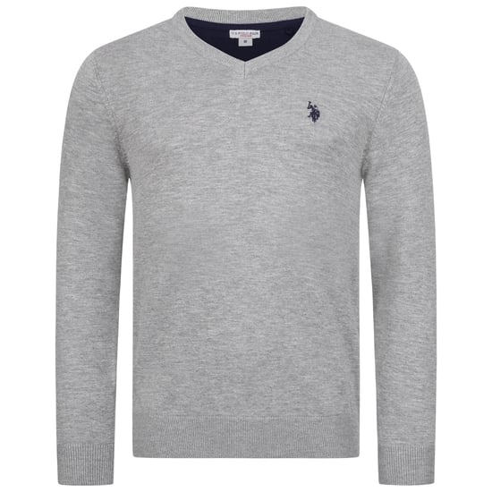 Jersey de cuello en V para hombre U.S. POLO ASSN. Classic Fit de algodón y viscosa - Image 1