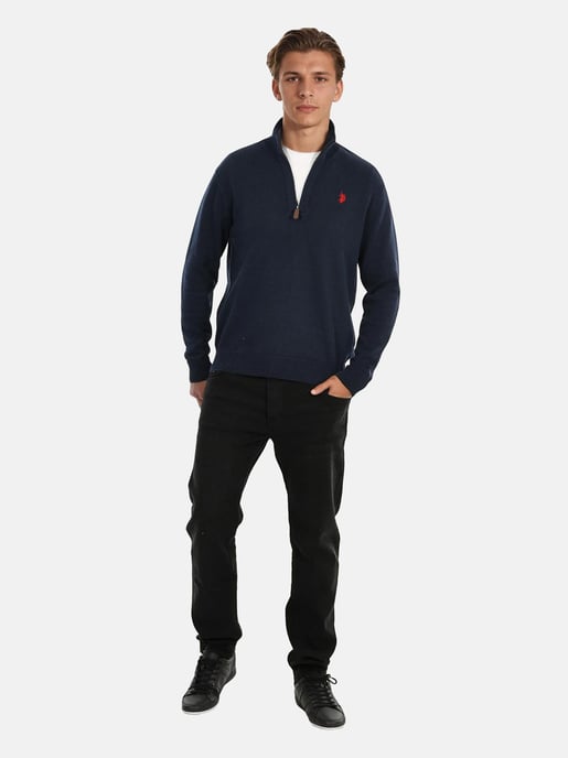 Jersey Troyer para hombre U.S. POLO ASSN. USLogaan de algodón - Image 5
