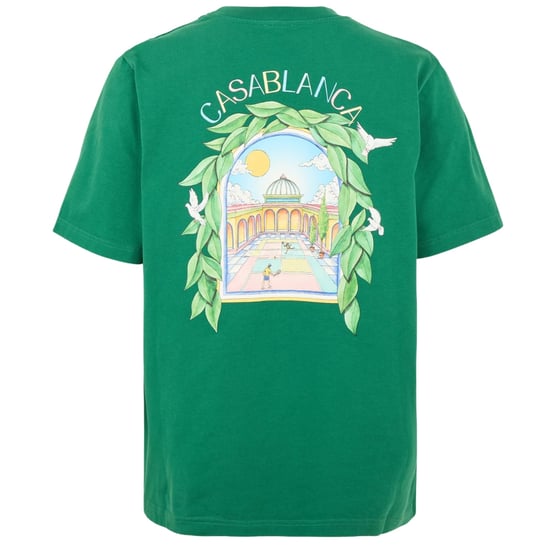 Camiseta Estampada Casablanca Camiseta Verde L'arch De Tennis - Image 2