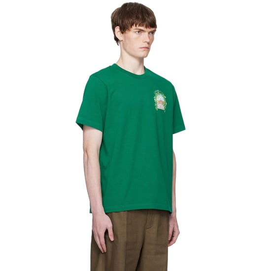 Camiseta Estampada Casablanca Camiseta Verde L'arch De Tennis - Image 3