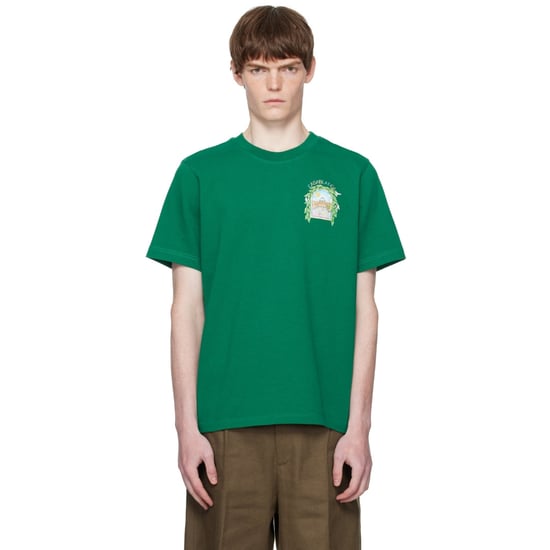 Camiseta Estampada Casablanca Camiseta Verde L'arch De Tennis - Image 5