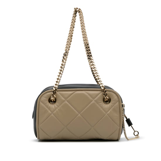 Bolso de cadena de piel acolchada - Image 3