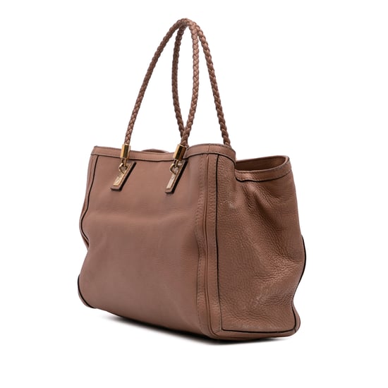 Bolso de piel Tote de bambú - Image 2