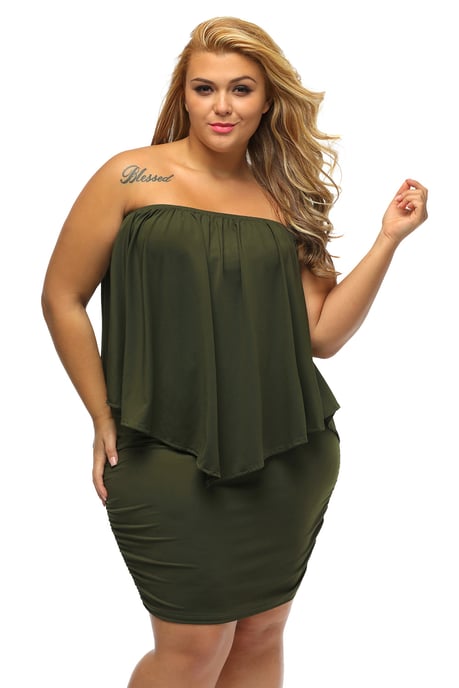 Vestido Extragrande con Hombros Descubiertos - Image 2
