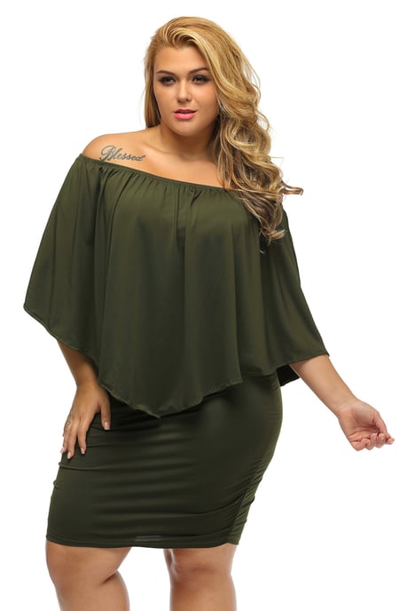 Vestido Extragrande con Hombros Descubiertos - Image 3