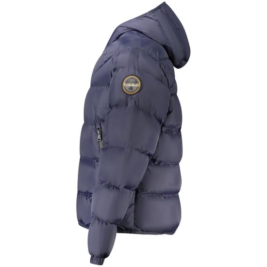Chaqueta acolchada con capucha y cremallera - Image 3